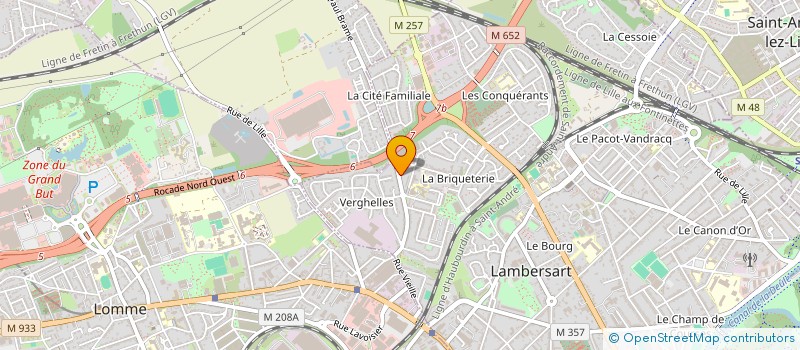 localisation de l'entreprise DU MANS à LAMBERSART