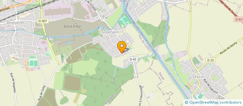 localisation de l'entreprise DU MARAIS  CORBEHEM