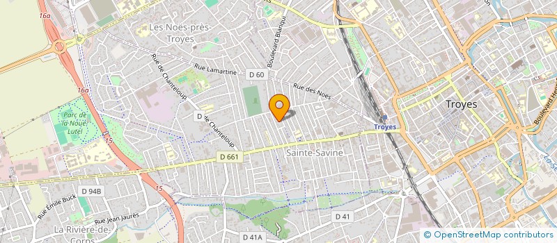 localisation de l'entreprise DU MARAIS  SAINTE-SAVINE