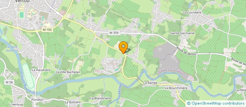 localisation de l'entreprise DU MARAIS  VERTOU