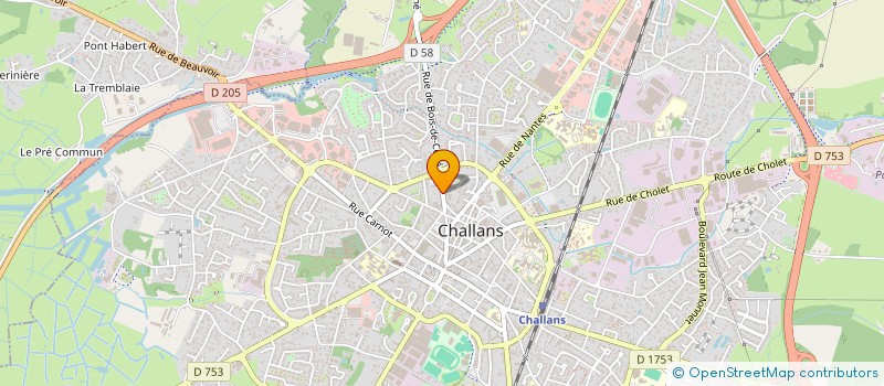 localisation de l'entreprise DU MARAIS ET DES BULLES à CHALLANS