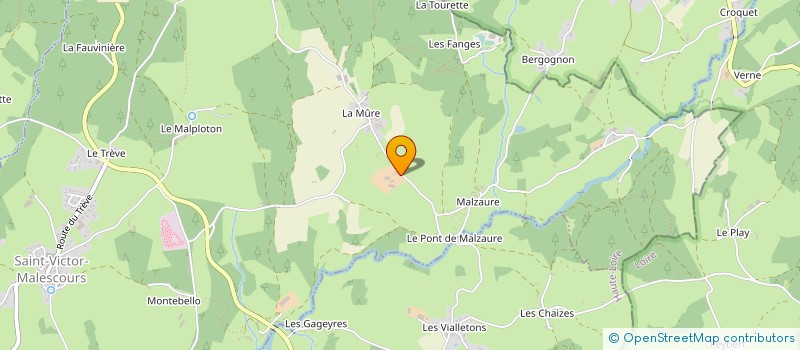 localisation de l'entreprise DU MARCET  SAINT-VICTOR-MALESCOURS