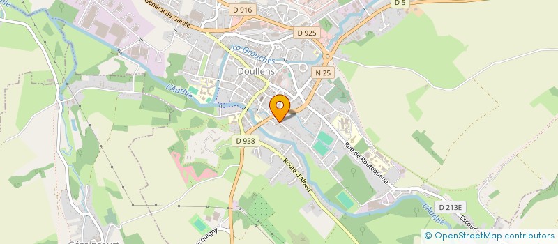 localisation de l'entreprise DU MARCHE  DOULLENS