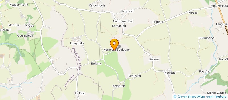 localisation de l'entreprise DU MARCHE AU PANIER  PLONEVEZ-DU-FAOU