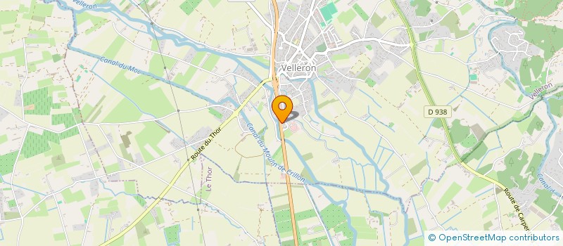 localisation de l'entreprise DU MARCHE DU VELLERON  VELLERON