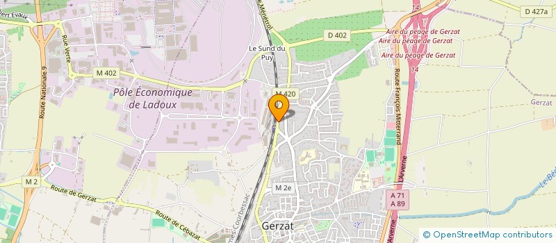 localisation de l'entreprise DU MARINGOT à SAINT-BEAUZIRE