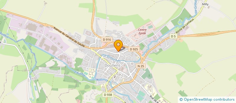 localisation de l'entreprise DU MARRONNIER à DOULLENS