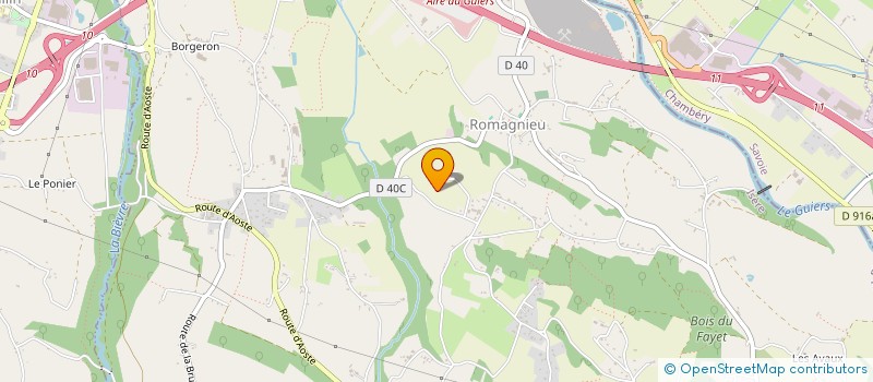 localisation de l'entreprise DU MARTAREY à ROMAGNIEU
