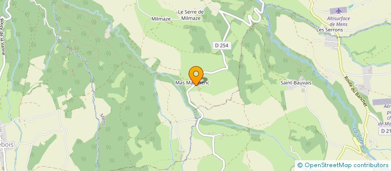 localisation de l'entreprise DU MARTINEN à MENS