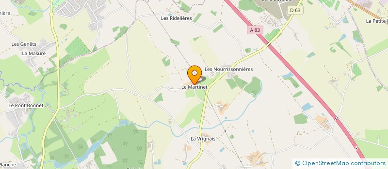 localisation de l'entreprise DU MARTINET à MONTBERT