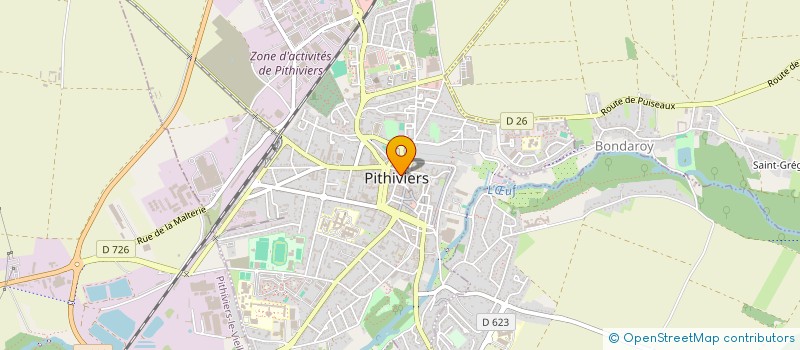 localisation de l'entreprise DU MARTROI  PITHIVIERS