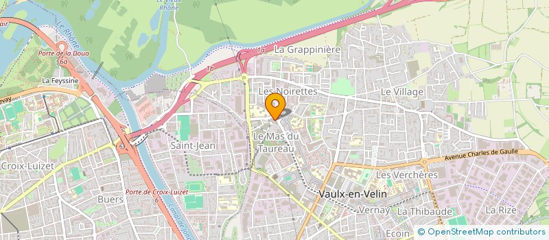 localisation de l'entreprise DU MAS  VAULX-EN-VELIN