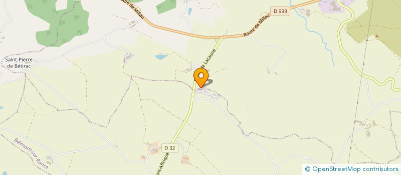 localisation de l'entreprise DU MAS DE MAZEL  REBOURGUIL