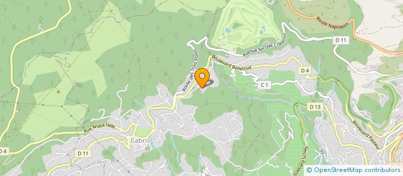 localisation de l'entreprise DU MAS DU NAOC  CABRIS