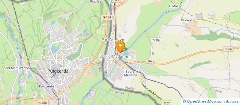 localisation de l'entreprise DU MAS ROUX  BOURG-MADAME