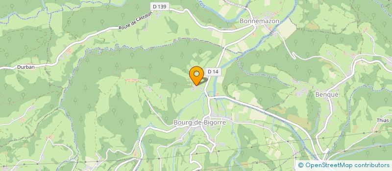 localisation de l'entreprise DU MASSA  BOURG-DE-BIGORRE