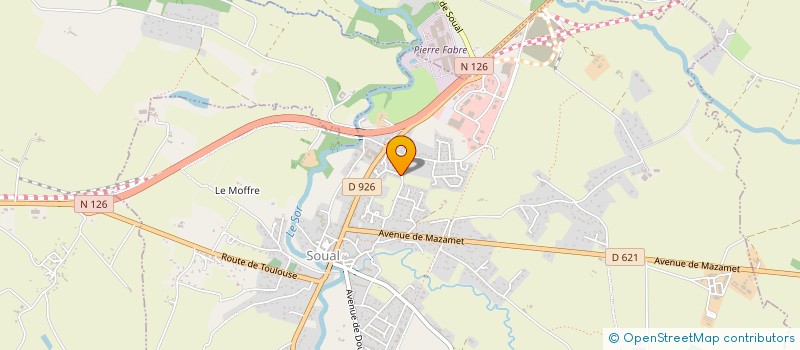 localisation de l'entreprise DU MASSIF DU BOIS VERT  SOUAL