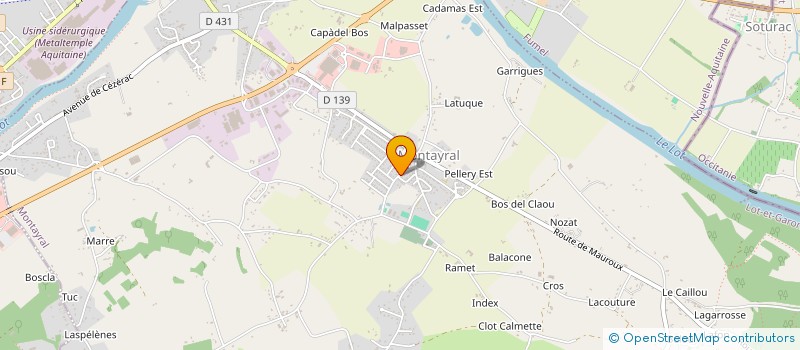 localisation de l'entreprise DU MAYNE  SAINT-VITE