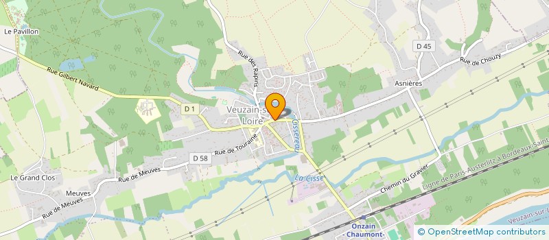 localisation de l'entreprise DU MAZEL  VEUZAIN-SUR-LOIRE