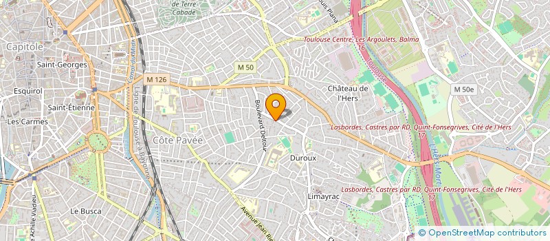 localisation de l'entreprise DU MAZZZ  TOULOUSE