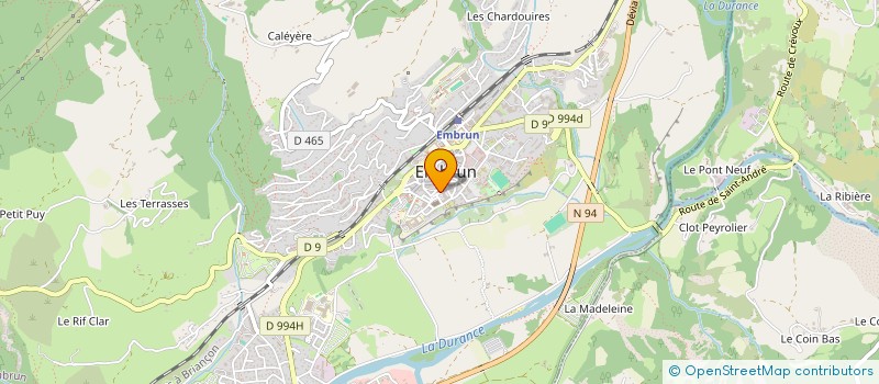 localisation de l'entreprise DU MEAL  EMBRUN