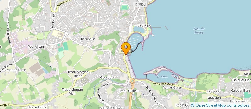 localisation de l'entreprise DU MEAN RUZ  PERROS-GUIREC