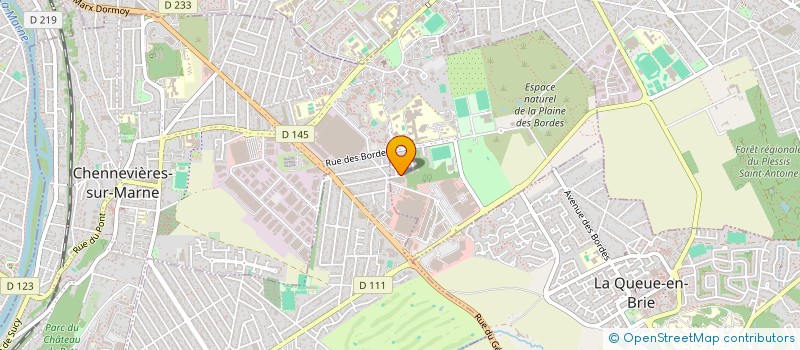 localisation de l'entreprise DU MEDOC  LE PLESSIS-TREVISE