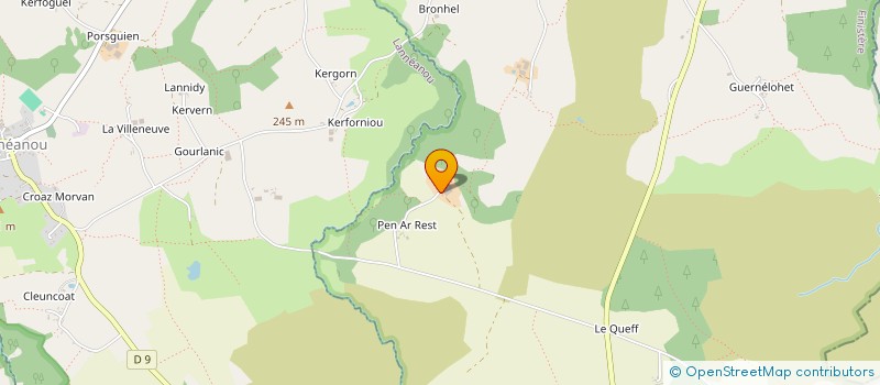 localisation de l'entreprise DU MENE  BOTSORHEL