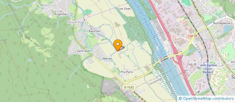 localisation de l'entreprise DU MENEY à NOYAREY