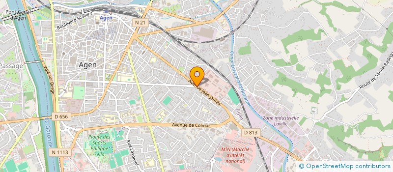localisation de l'entreprise DU MENHIR à AGEN