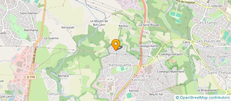 localisation de l'entreprise DU MENHIR  VANNES