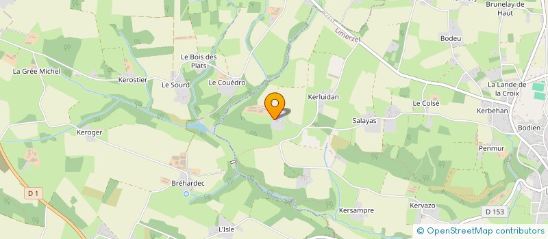 localisation de l'entreprise DU MENHIR SOLAIRE  LIMERZEL