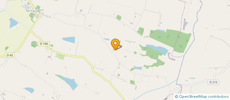 localisation de l'entreprise DU MERENG  TERRAUBE