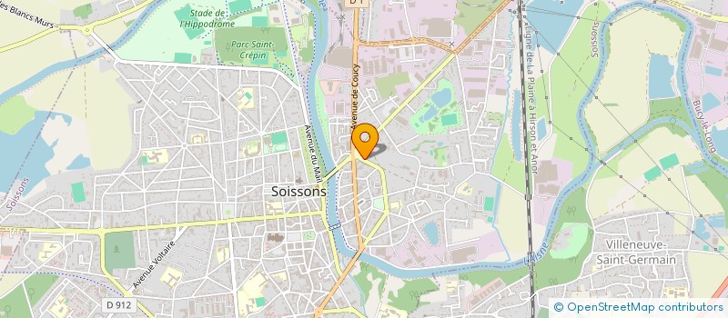 localisation de l'entreprise DU MERISIER à SOISSONS