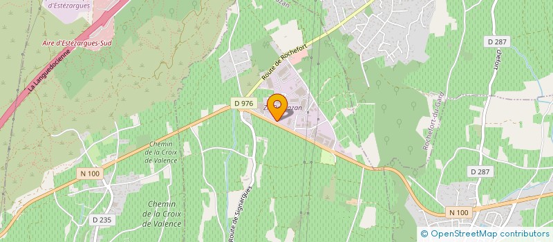 localisation de l'entreprise DU MERLE BLANC  DOMAZAN