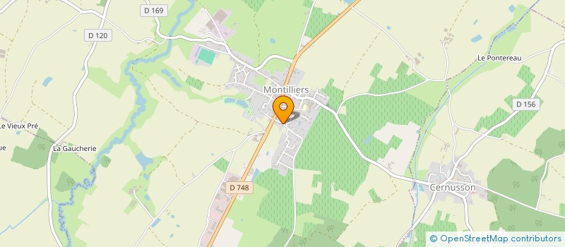 localisation de l'entreprise DU MESNIL  MONTILLIERS