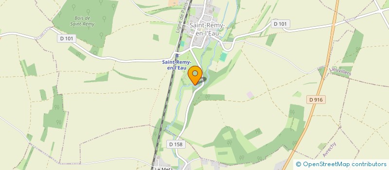 localisation de l'entreprise DU MESNIL  SAINT REMY EN L'EAU