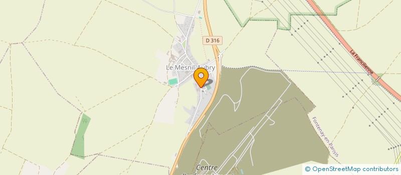 localisation de l'entreprise DU MESNIL  LE MESNIL-AUBRY