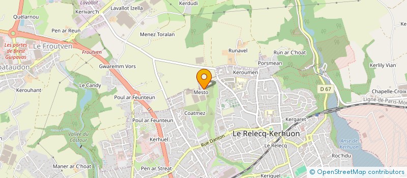 localisation de l'entreprise DU MESTO à LE RELECQ-KERHUON