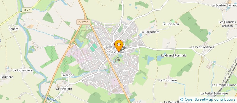 localisation de l'entreprise DU MIDI à MONTAIGU-VENDEE