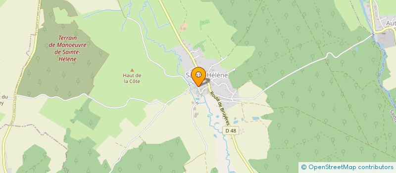 localisation de l'entreprise DU MILIEU  SAINTE-HELENE