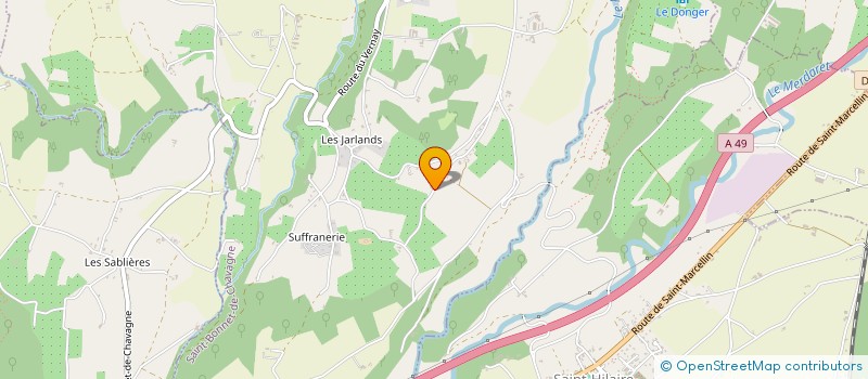 localisation de l'entreprise DU MILLESIME 64 à SAINT-BONNET-DE-CHAVAGNE