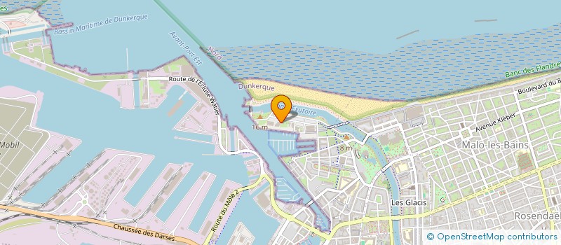 localisation de l'entreprise DU MINCK à DUNKERQUE