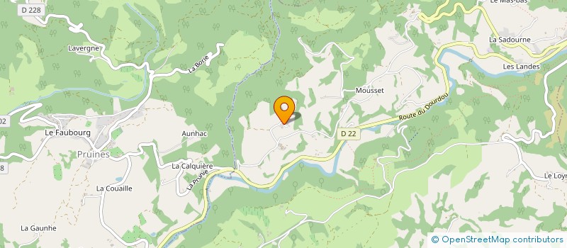 localisation de l'entreprise DU MIOULA  SALLES-LA-SOURCE