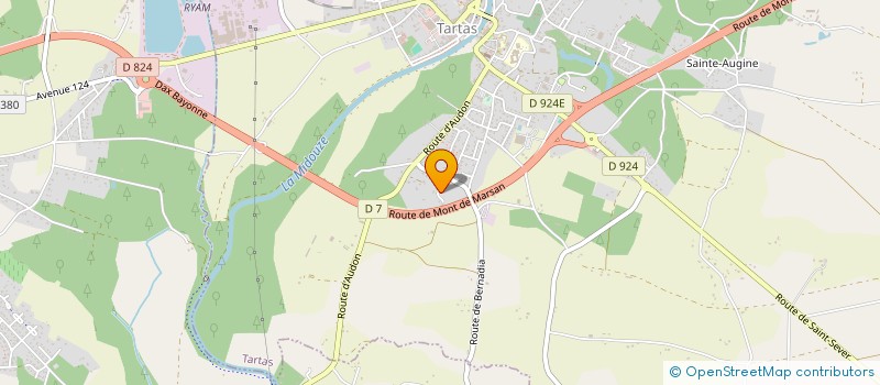 localisation de l'entreprise DU MIRAGE  SAINT-YAGUEN