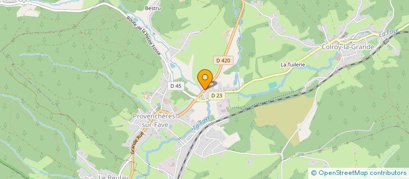 localisation de l'entreprise DU MISOU  PROVENCHERES-ET-COLROY