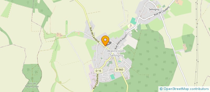 localisation de l'entreprise DU MOINE  ELINCOURT