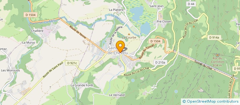 localisation de l'entreprise DU MONNARD à MEYRIEUX-TROUET