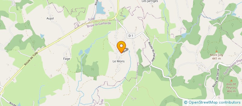 localisation de l'entreprise DU MONS  SAINTE-FEREOLE