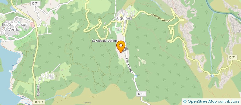 localisation de l'entreprise DU MONT à AIGUINES